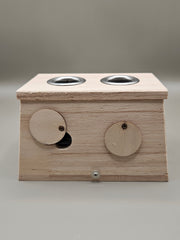 Boîte à moxa en bois - 1 et 2 trous