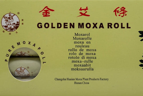 Bâtonnets de moxa GOLDEN - Armoise - Qualité extra - boîtes de 10 unités